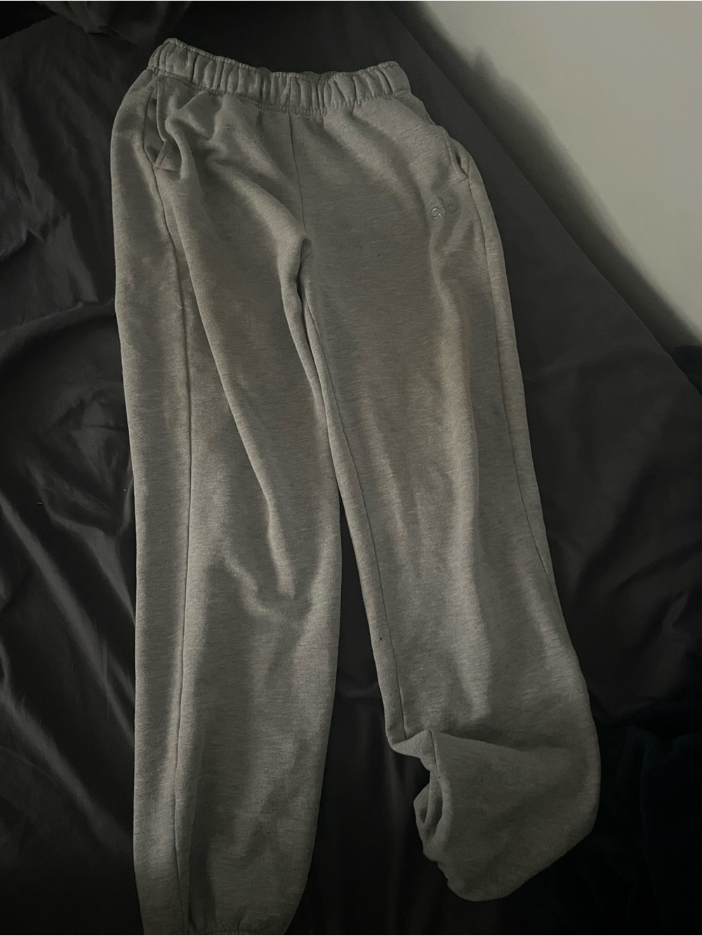 grey alo pants